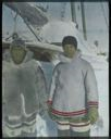 Image of Missionary and Eskimo [Inuk] of Baffin Land